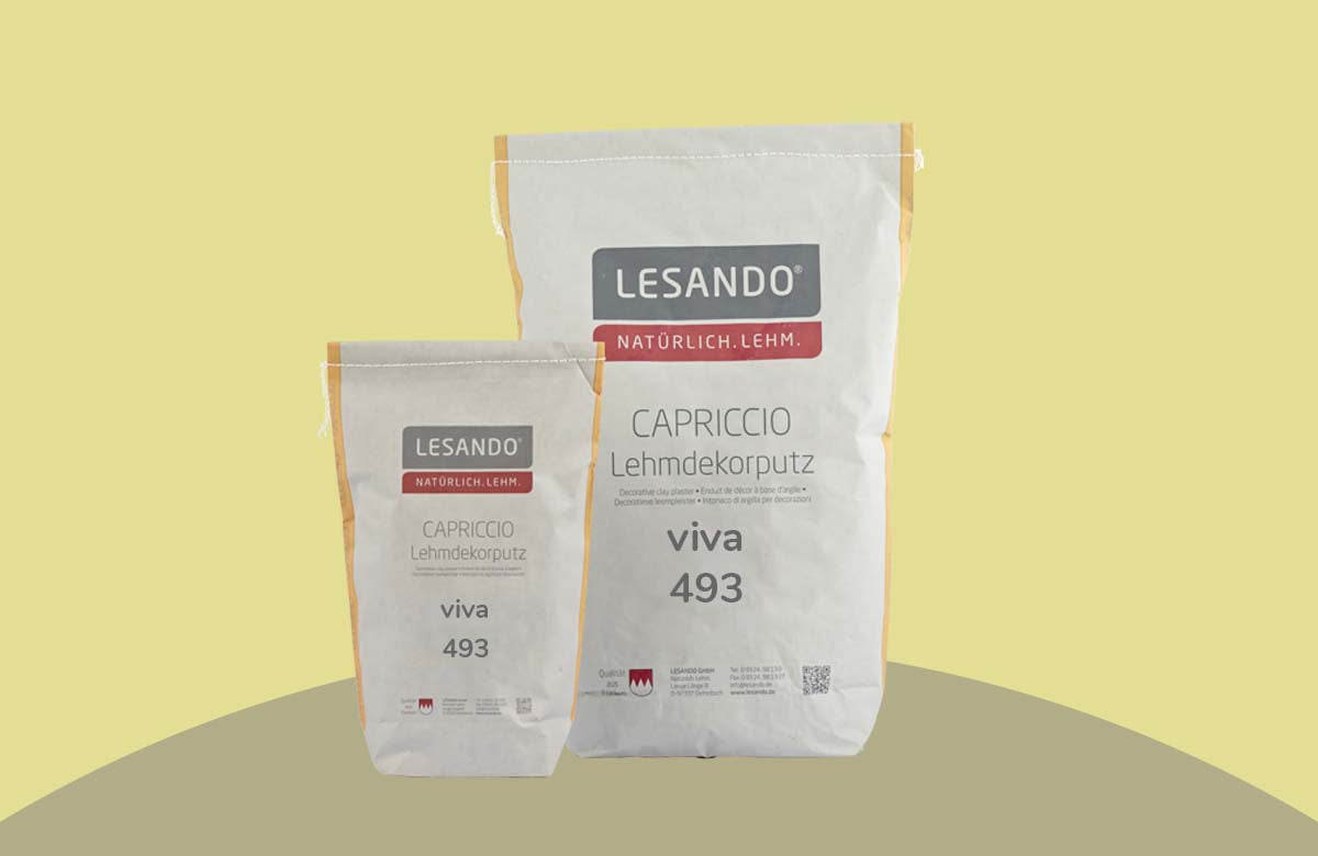 farbiger Lehmputz, Lehmdekorputz Capriccio, Farbserie modo 2