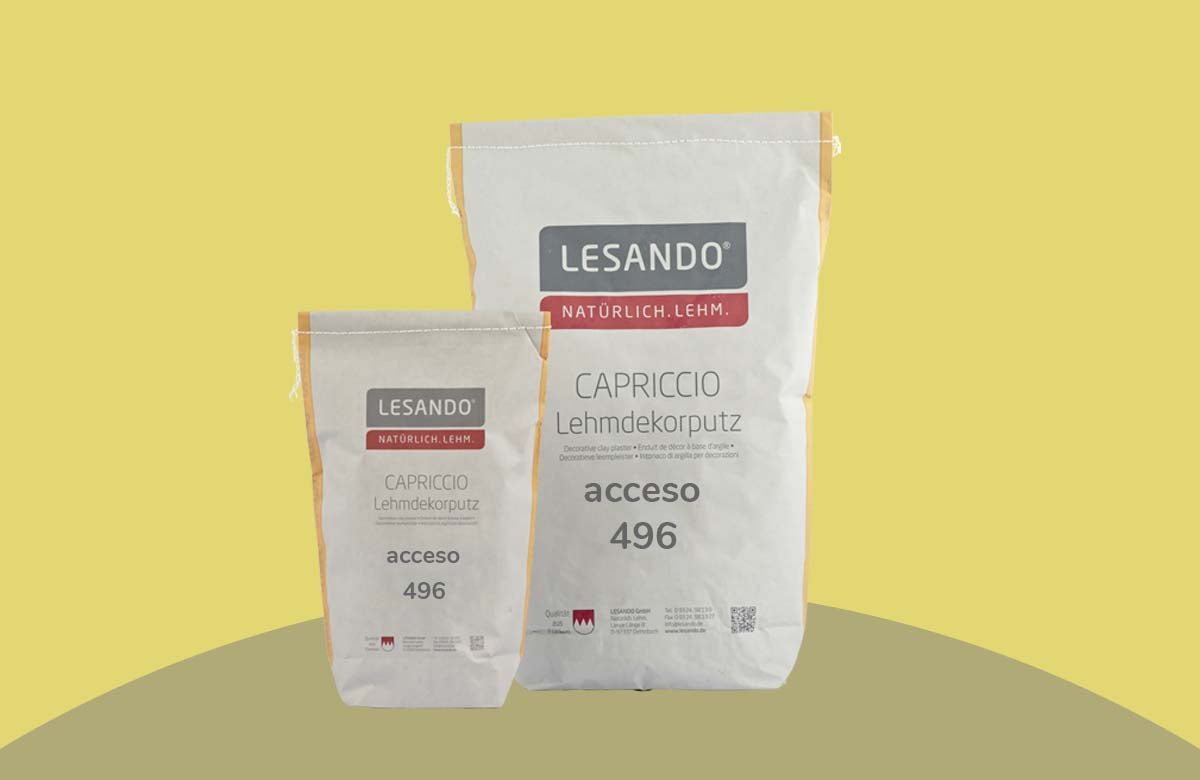 farbiger Lehmputz, Lehmdekorputz Capriccio, Farbserie modo 2