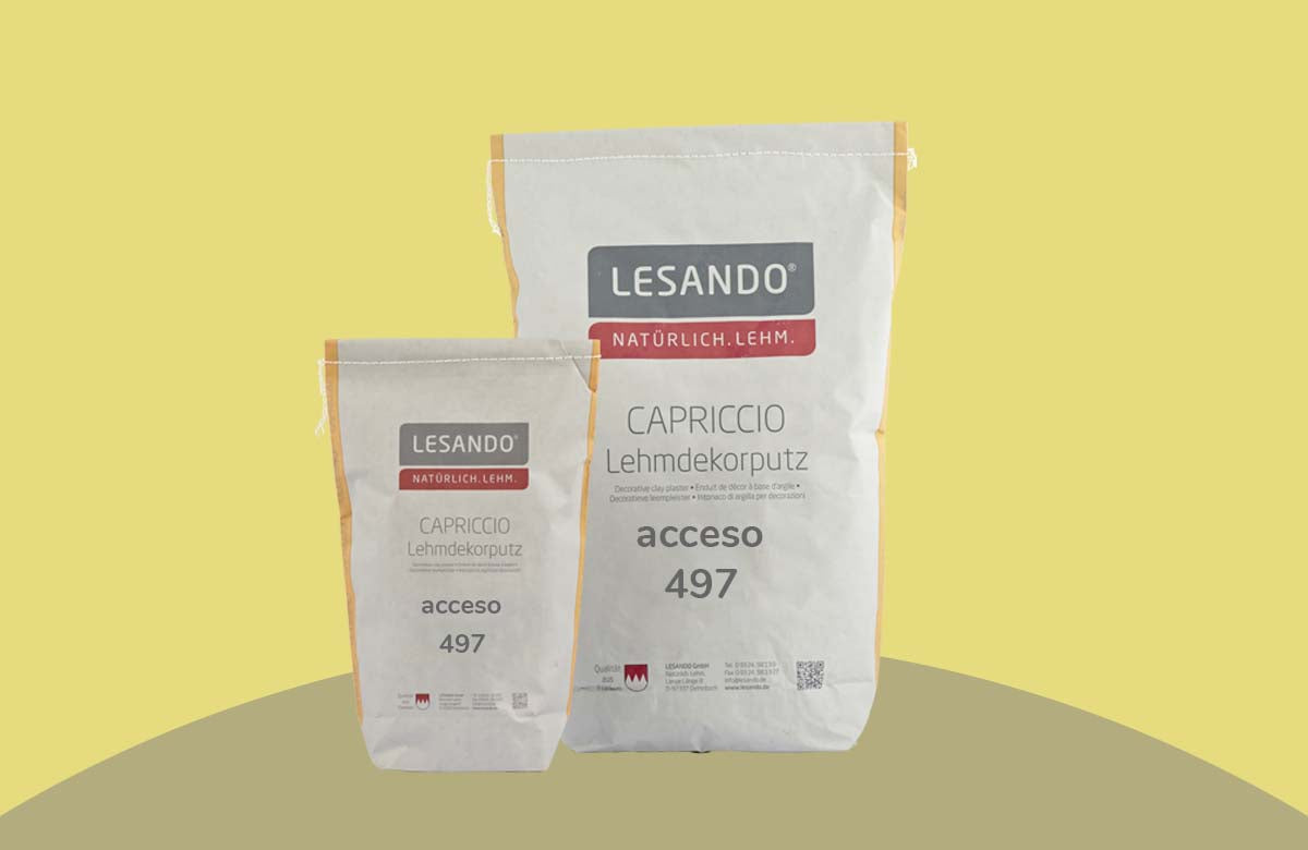 farbiger Lehmputz, Lehmdekorputz Capriccio, Farbserie modo 2