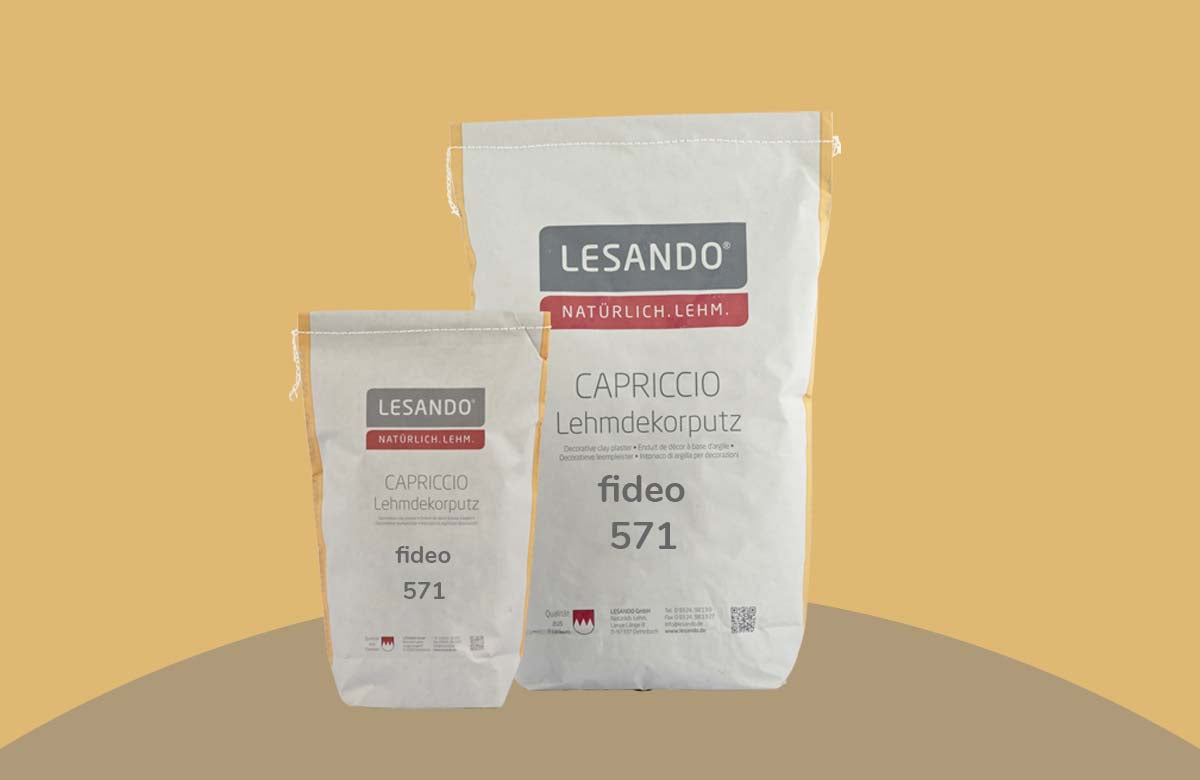 farbiger Lehmputz, Lehmdekorputz Capriccio, Farbserie eco 2