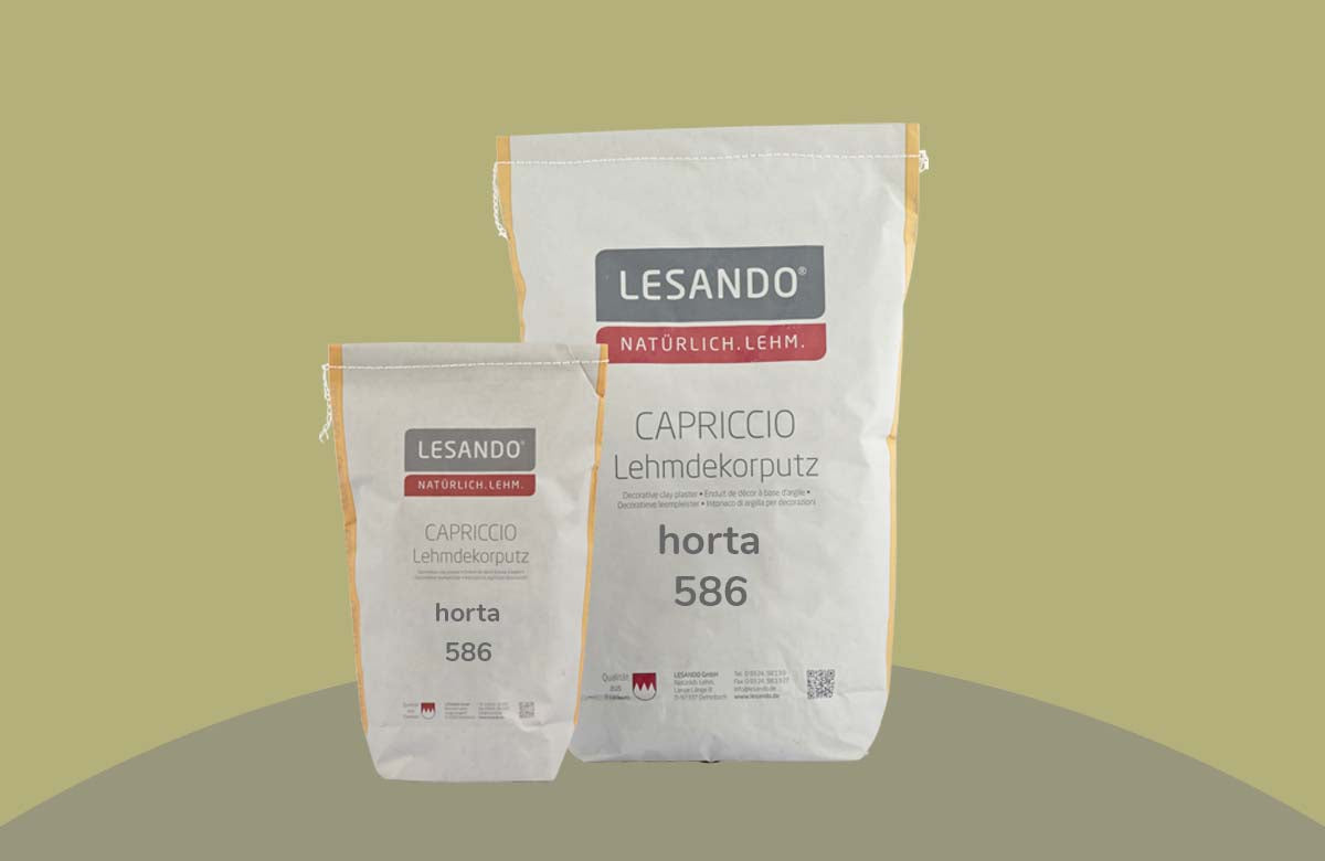 farbiger Lehmputz, Lehmdekorputz Capriccio, Farbserie eco 2