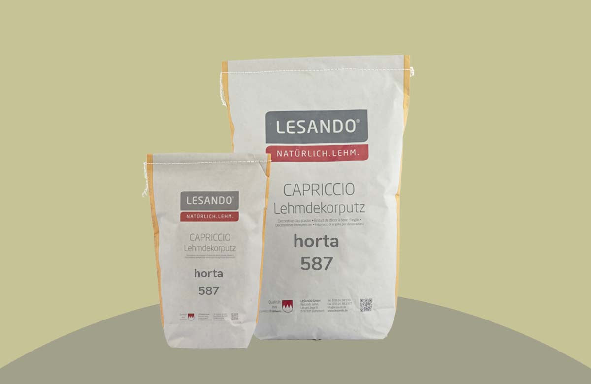 farbiger Lehmputz, Lehmdekorputz Capriccio, Farbserie eco 2