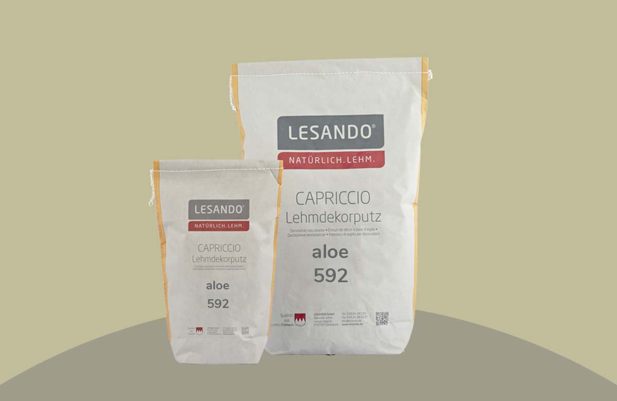 farbiger Lehmputz, Lehmdekorputz Capriccio, Farbserie eco 2
