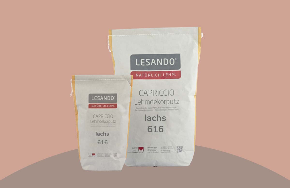 farbiger Lehmputz, Lehmdekorputz Capriccio, Farbserie eterno 1
