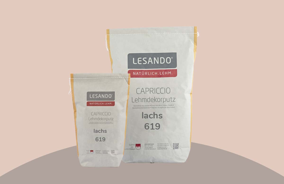 farbiger Lehmputz, Lehmdekorputz Capriccio, Farbserie eterno 1