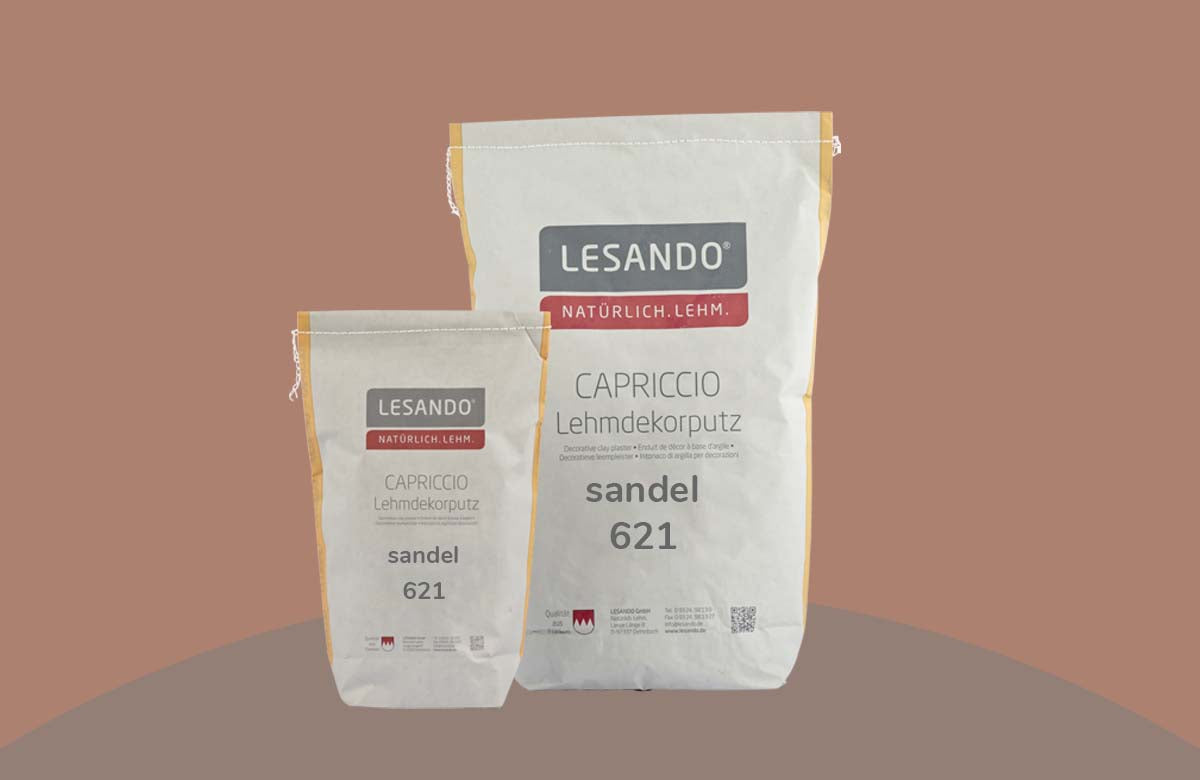 farbiger Lehmputz, Lehmdekorputz Capriccio, Farbserie eterno 1