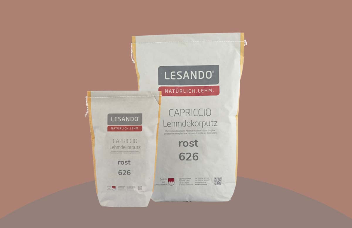 farbiger Lehmputz, Lehmdekorputz Capriccio, Farbserie eterno 1