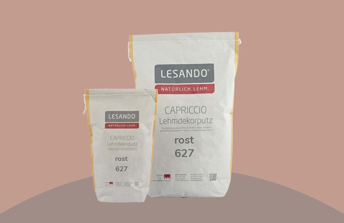 farbiger Lehmputz, Lehmdekorputz Capriccio, Farbserie eterno 1
