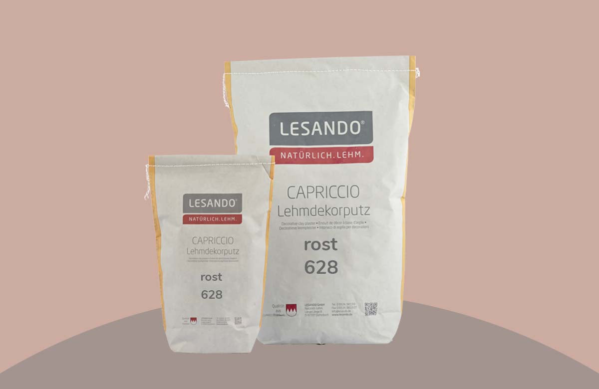 farbiger Lehmputz, Lehmdekorputz Capriccio, Farbserie eterno 1