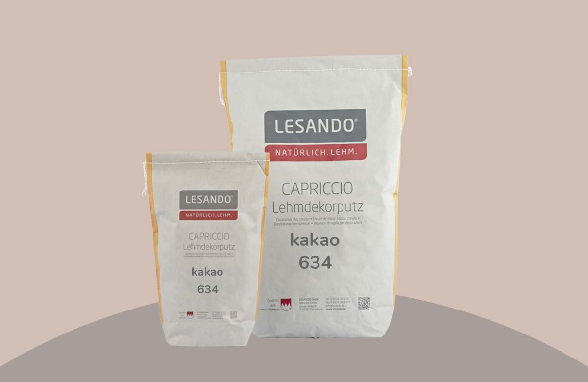farbiger Lehmputz, Lehmdekorputz Capriccio, Farbserie eterno 1