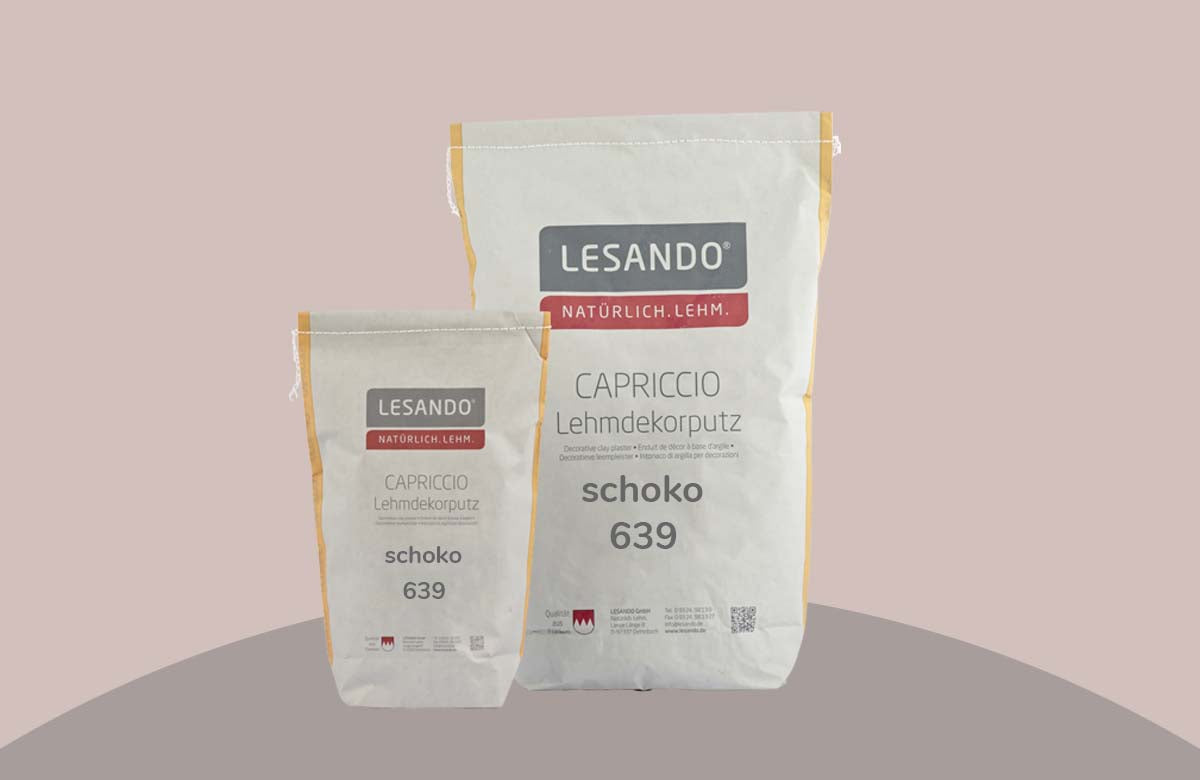 farbiger Lehmputz, Lehmdekorputz Capriccio, Farbserie eterno 1