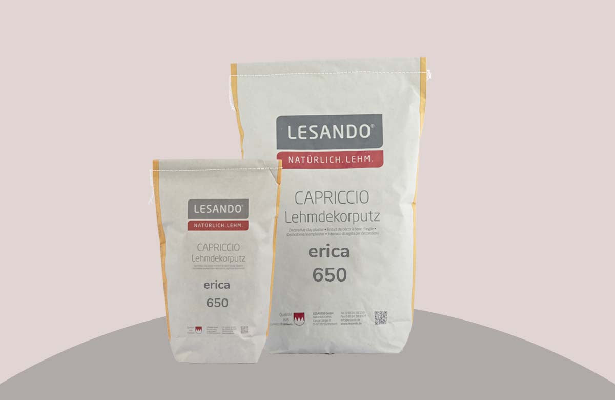 farbiger Lehmputz, Lehmdekorputz Capriccio, Farbserie eterno 1