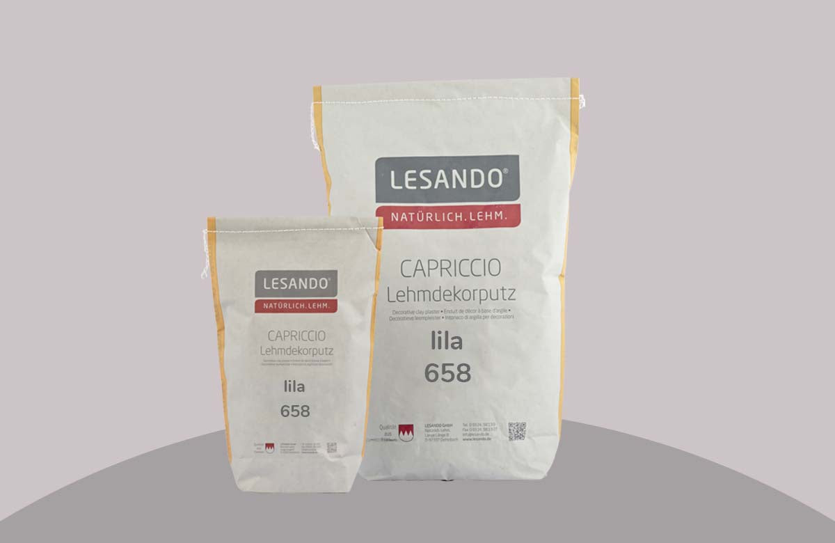 farbiger Lehmputz, Lehmdekorputz Capriccio, Farbserie eterno 2