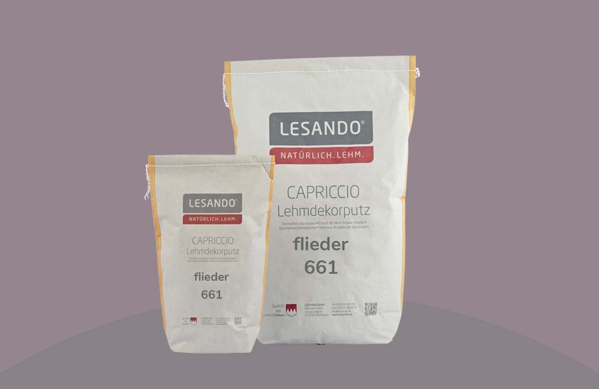 farbiger Lehmputz, Lehmdekorputz Capriccio, Farbserie eterno 2