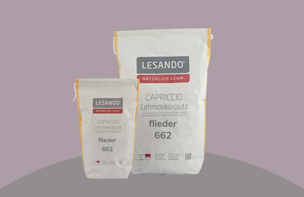 farbiger Lehmputz, Lehmdekorputz Capriccio, Farbserie eterno 2