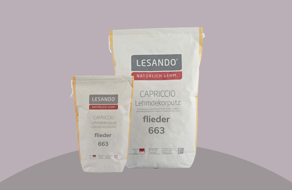 farbiger Lehmputz, Lehmdekorputz Capriccio, Farbserie eterno 2