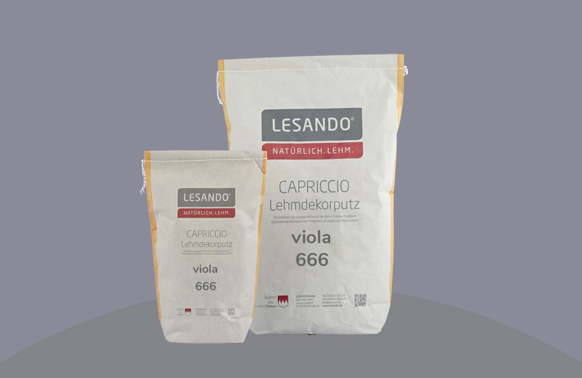 farbiger Lehmputz, Lehmdekorputz Capriccio, Farbserie eterno 2