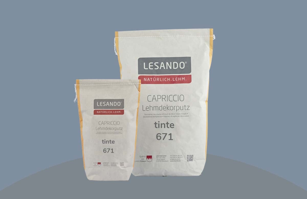 farbiger Lehmputz, Lehmdekorputz Capriccio, Farbserie eterno 2