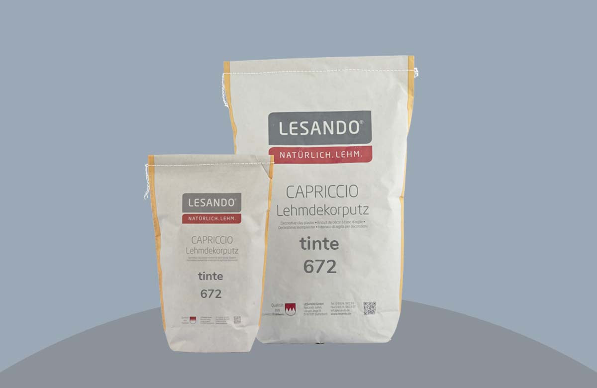 farbiger Lehmputz, Lehmdekorputz Capriccio, Farbserie eterno 2