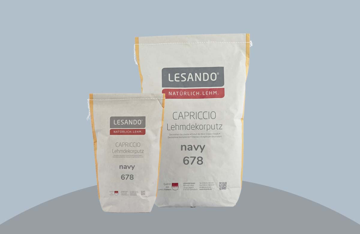 farbiger Lehmputz, Lehmdekorputz Capriccio, Farbserie eterno 2
