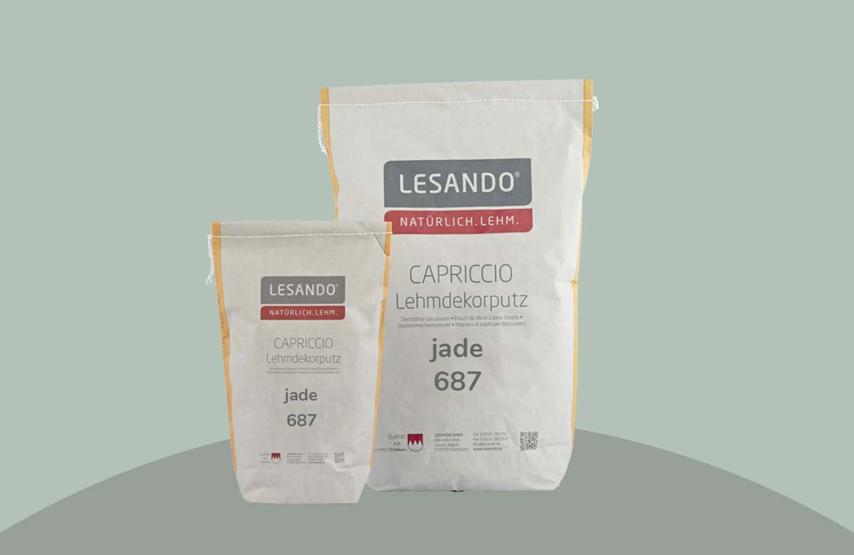 farbiger Lehmputz, Lehmdekorputz Capriccio, Farbserie eterno 2
