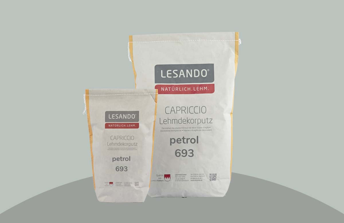 farbiger Lehmputz, Lehmdekorputz Capriccio, Farbserie eterno 2