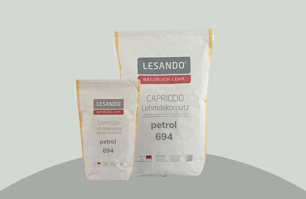 farbiger Lehmputz, Lehmdekorputz Capriccio, Farbserie eterno 2