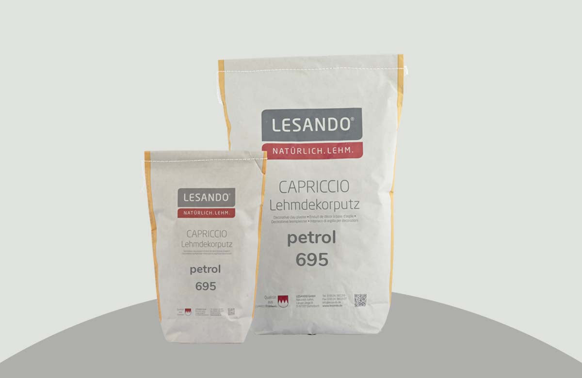 farbiger Lehmputz, Lehmdekorputz Capriccio, Farbserie eterno 2