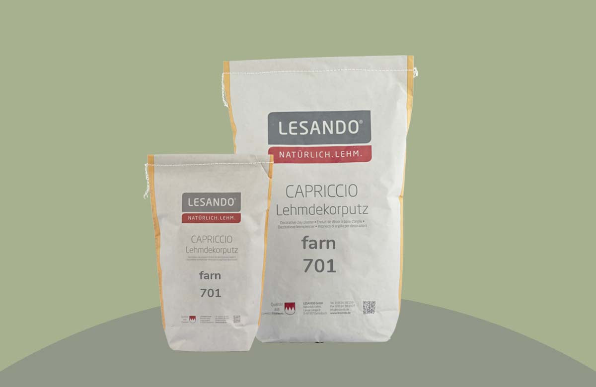farbiger Lehmputz, Lehmdekorputz Capriccio, Farbserie eterno 2