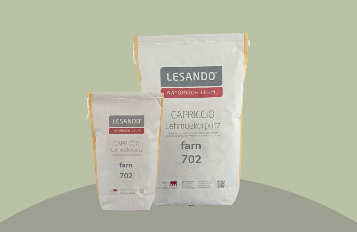 farbiger Lehmputz, Lehmdekorputz Capriccio, Farbserie eterno 2