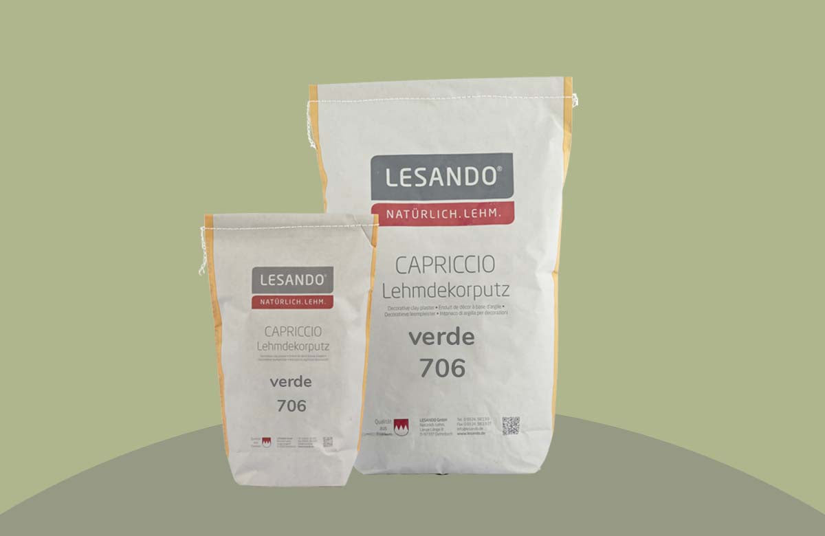 farbiger Lehmputz, Lehmdekorputz Capriccio, Farbserie eterno 2