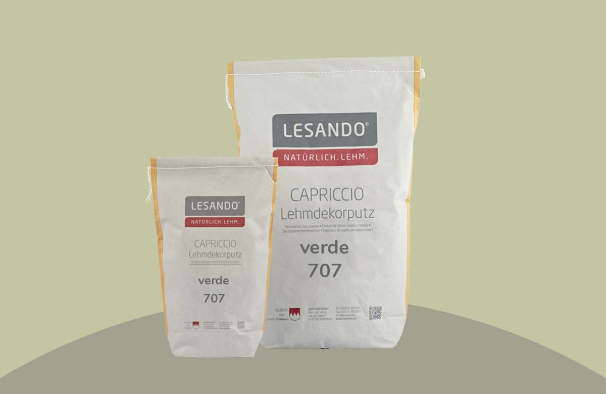 farbiger Lehmputz, Lehmdekorputz Capriccio, Farbserie eterno 2