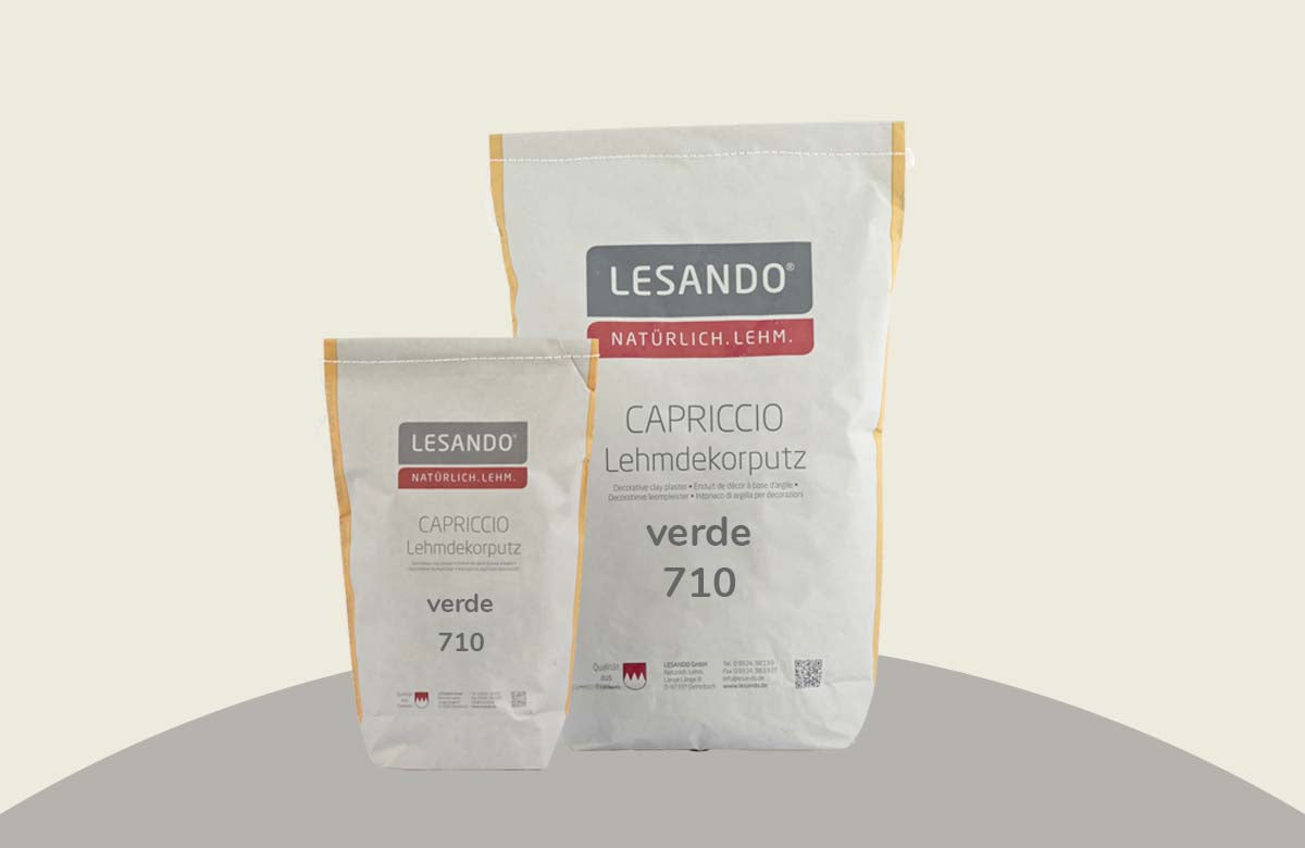 farbiger Lehmputz, Lehmdekorputz Capriccio, Farbserie eterno 2