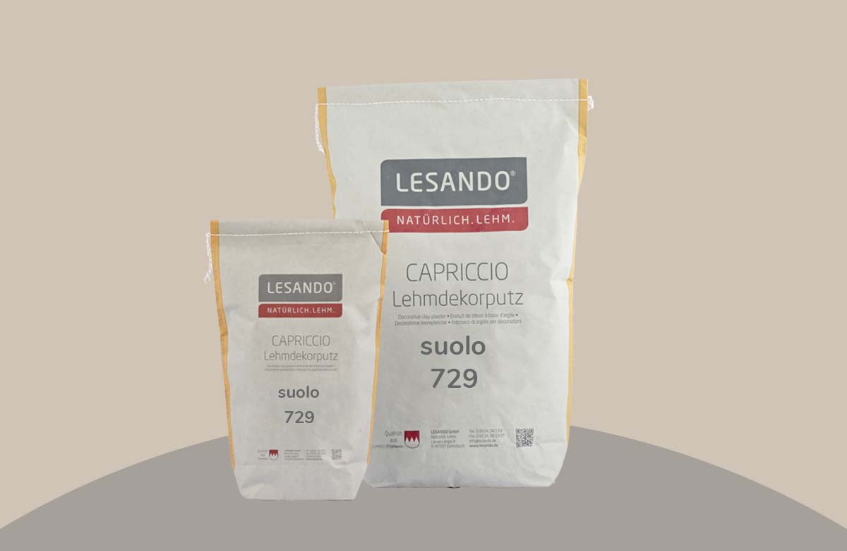 farbiger Lehmputz, Lehmdekorputz Capriccio, Farbserie anno 1