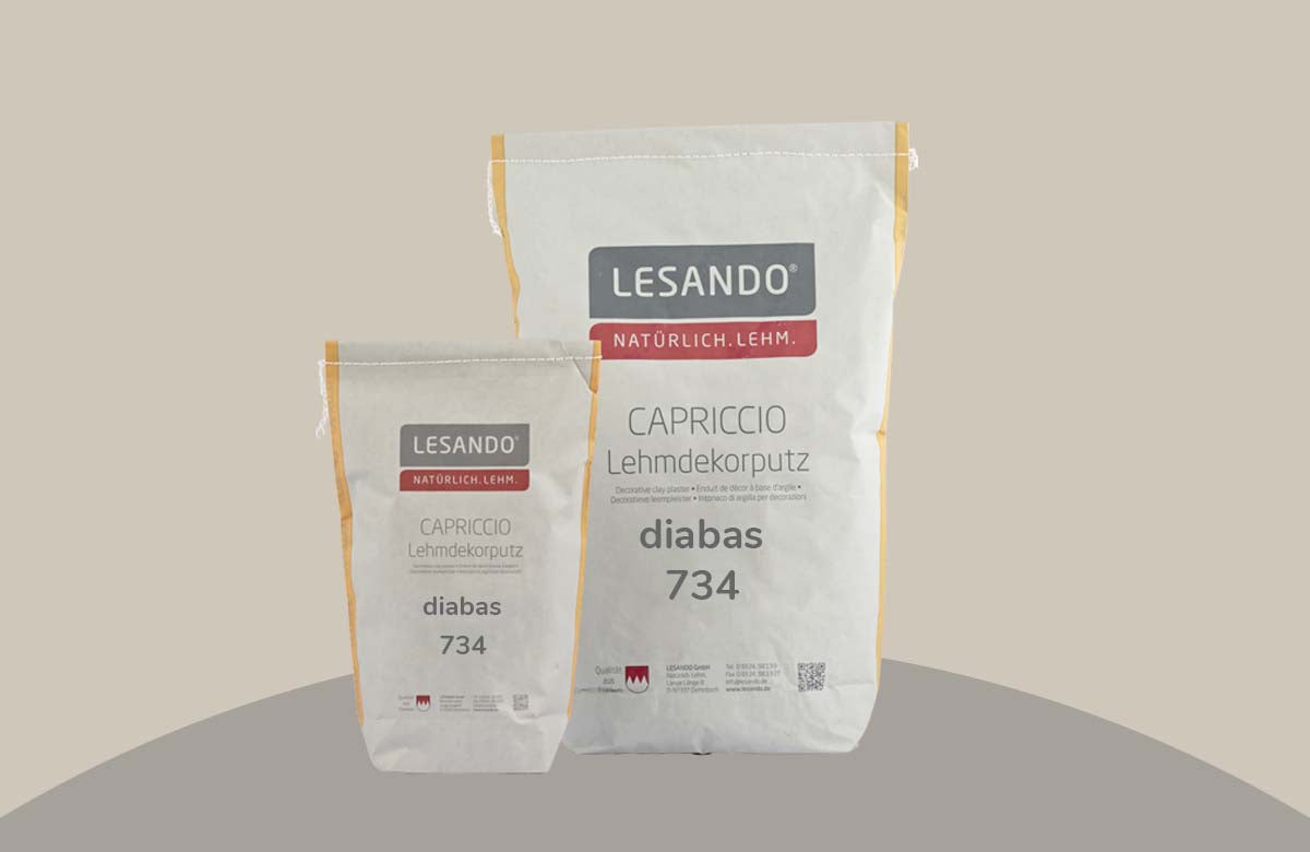 farbiger Lehmputz, Lehmdekorputz Capriccio, Farbserie anno 1