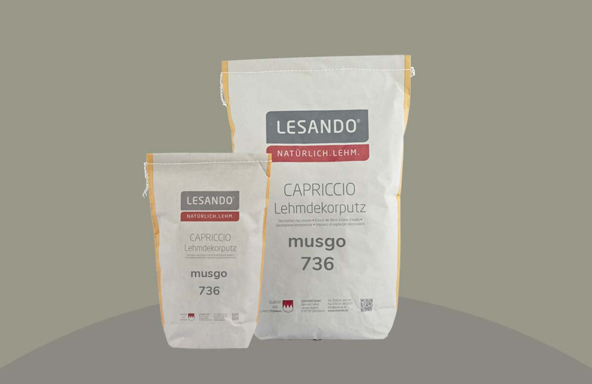 farbiger Lehmputz, Lehmdekorputz Capriccio, Farbserie anno 1