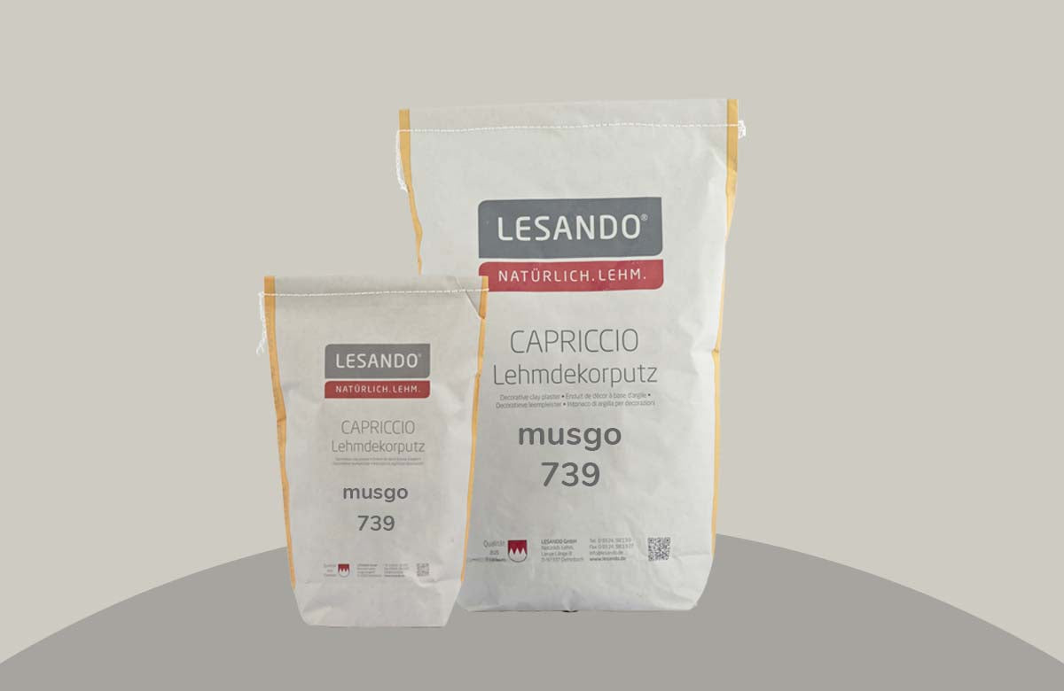 farbiger Lehmputz, Lehmdekorputz Capriccio, Farbserie anno 1