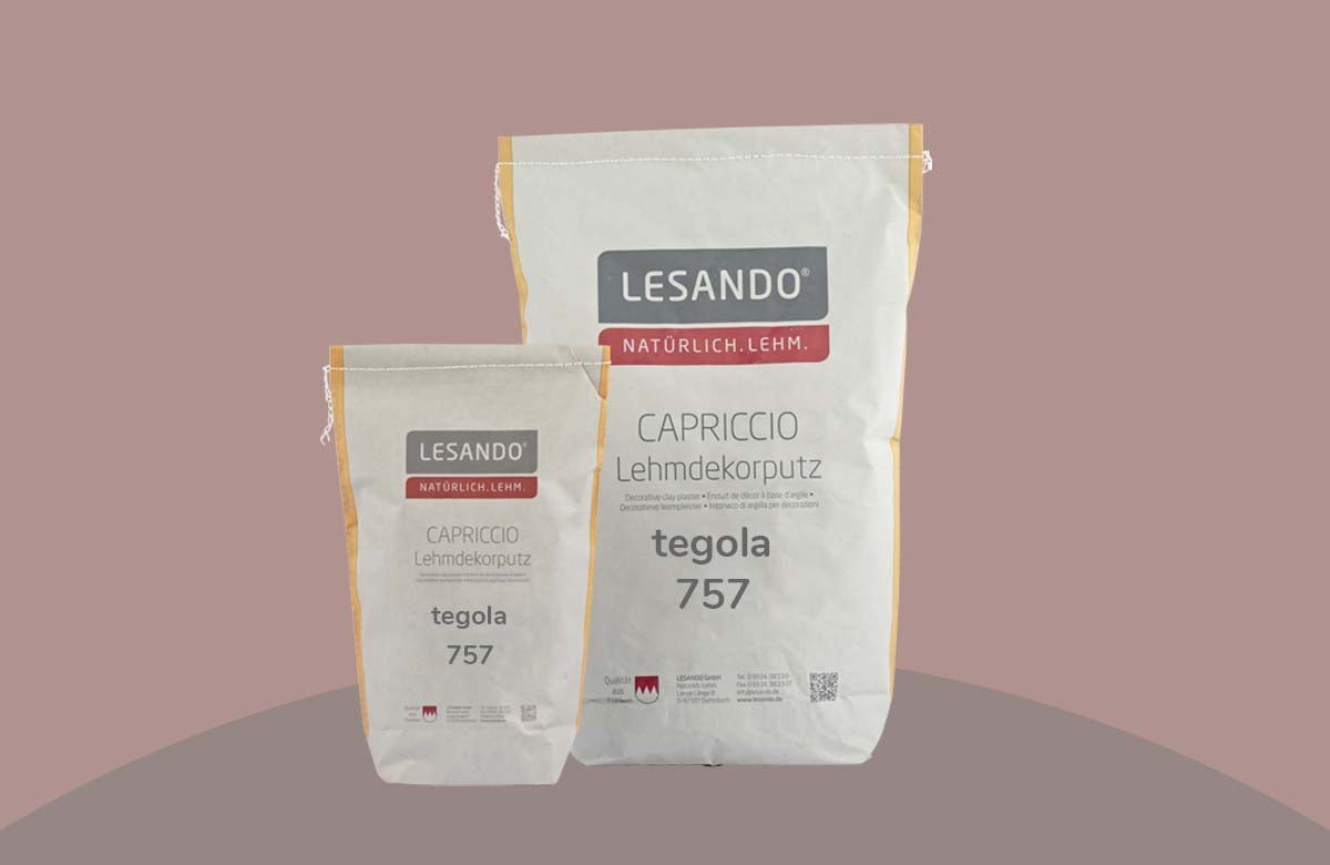 farbiger Lehmputz, Lehmdekorputz Capriccio, Farbserie anno 1