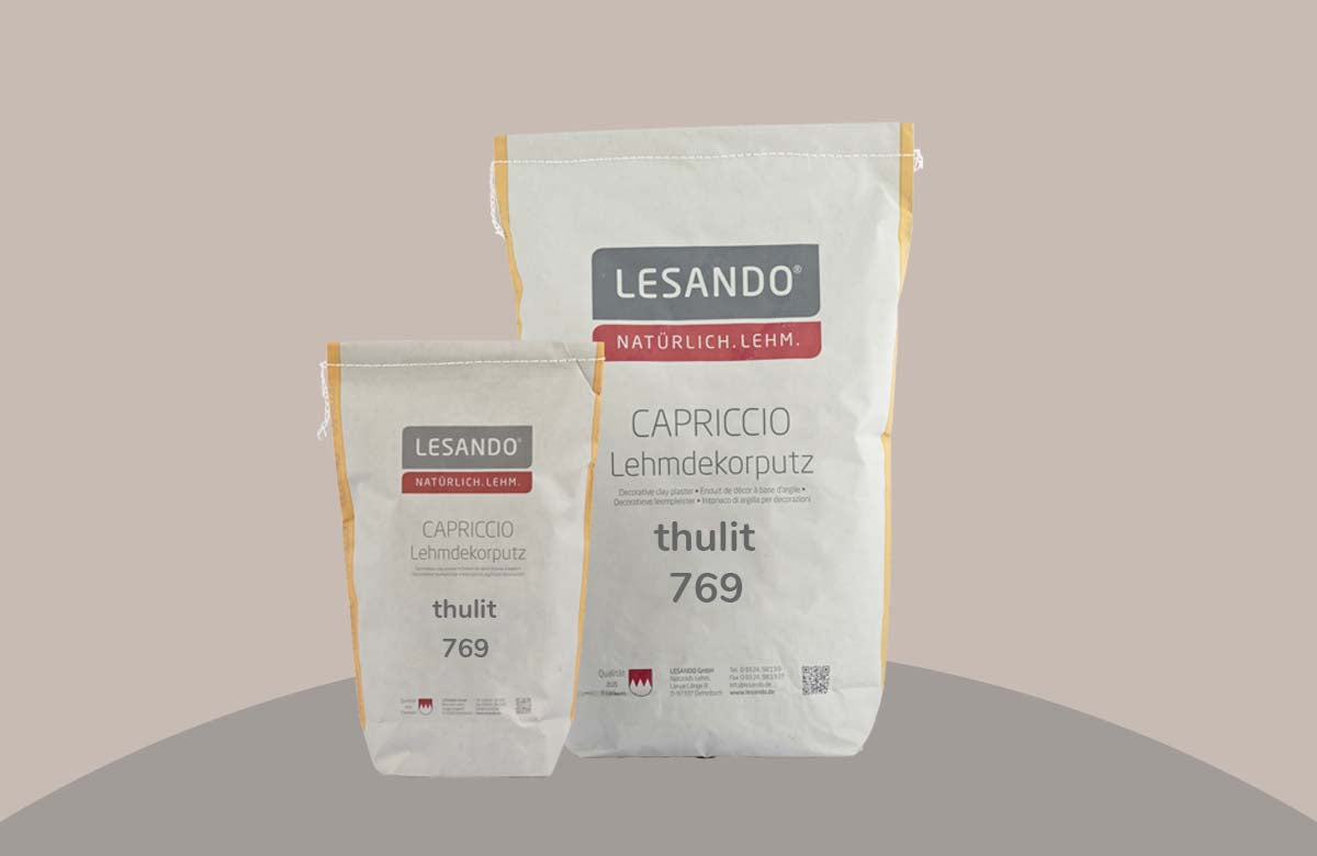farbiger Lehmputz, Lehmdekorputz Capriccio, Farbserie anno 2