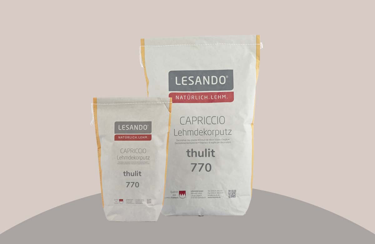 farbiger Lehmputz, Lehmdekorputz Capriccio, Farbserie anno 2