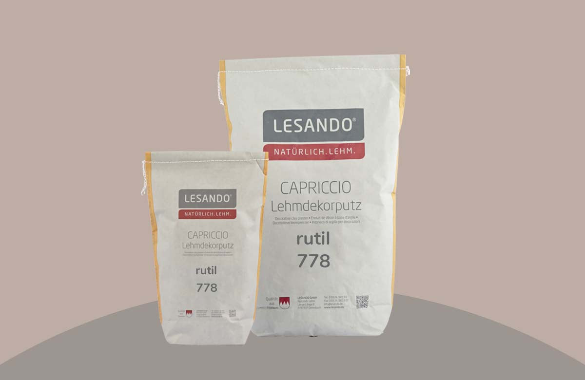 farbiger Lehmputz, Lehmdekorputz Capriccio, Farbserie anno 2