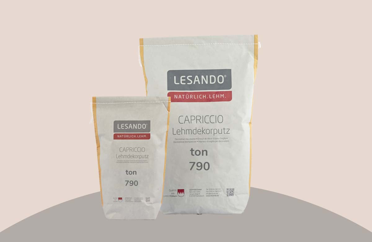 farbiger Lehmputz, Lehmdekorputz Capriccio, Farbserie anno 2