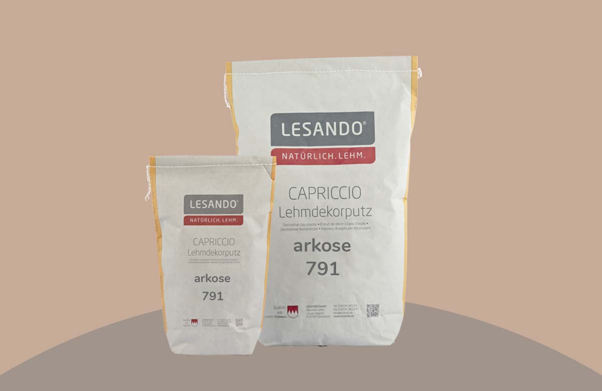 farbiger Lehmputz, Lehmdekorputz Capriccio, Farbserie anno 2