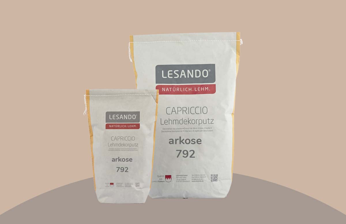 farbiger Lehmputz, Lehmdekorputz Capriccio, Farbserie anno 2