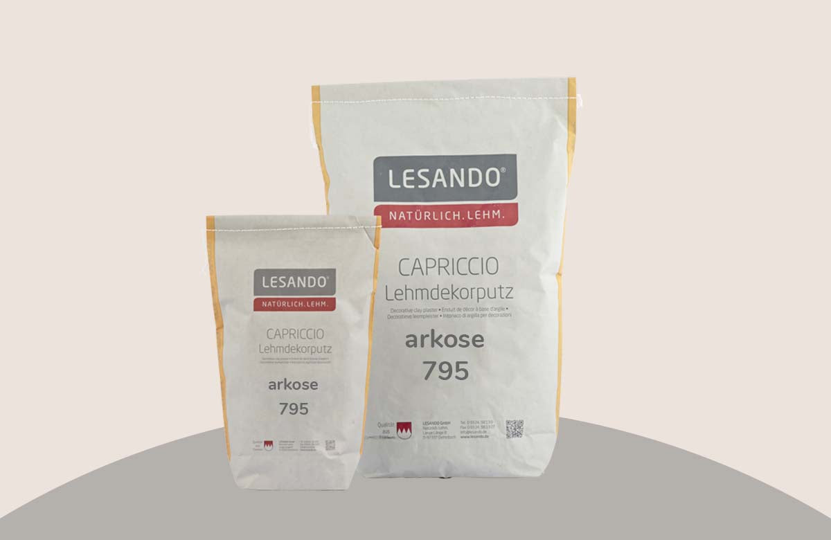 farbiger Lehmputz, Lehmdekorputz Capriccio, Farbserie anno 2