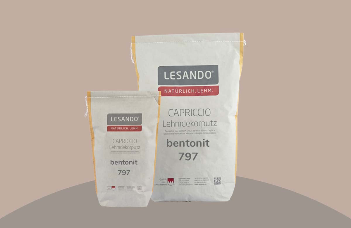 farbiger Lehmputz, Lehmdekorputz Capriccio, Farbserie anno 2