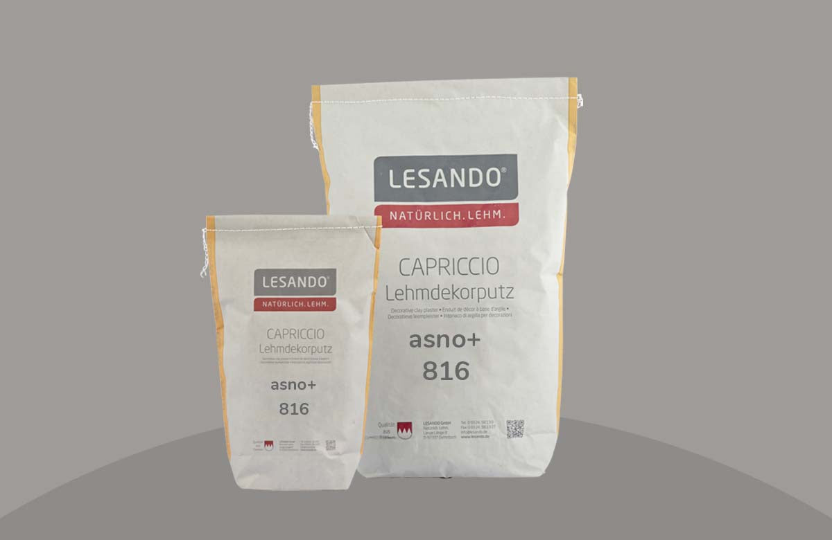 farbiger Lehmputz, Lehmdekorputz Capriccio, Farbserie puro 1