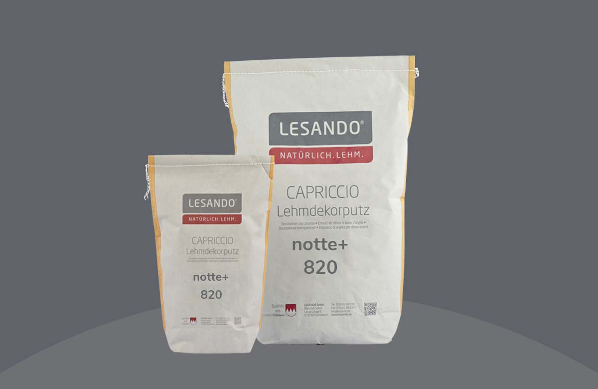 farbiger Lehmputz, Lehmdekorputz Capriccio, Farbserie puro 1