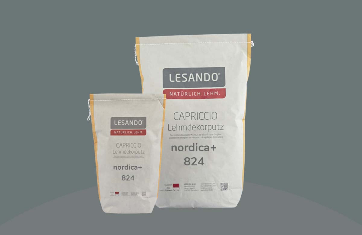 farbiger Lehmputz, Lehmdekorputz Capriccio, Farbserie puro 1