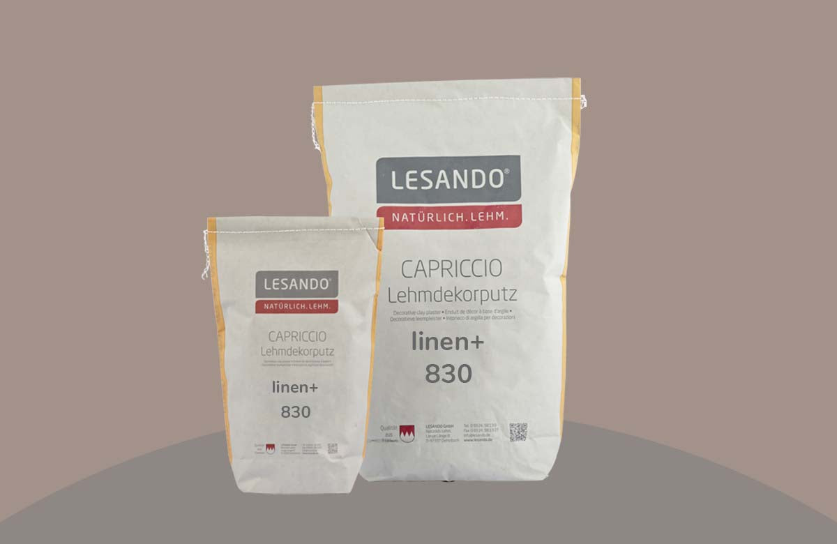 farbiger Lehmputz, Lehmdekorputz Capriccio, Farbserie puro 2
